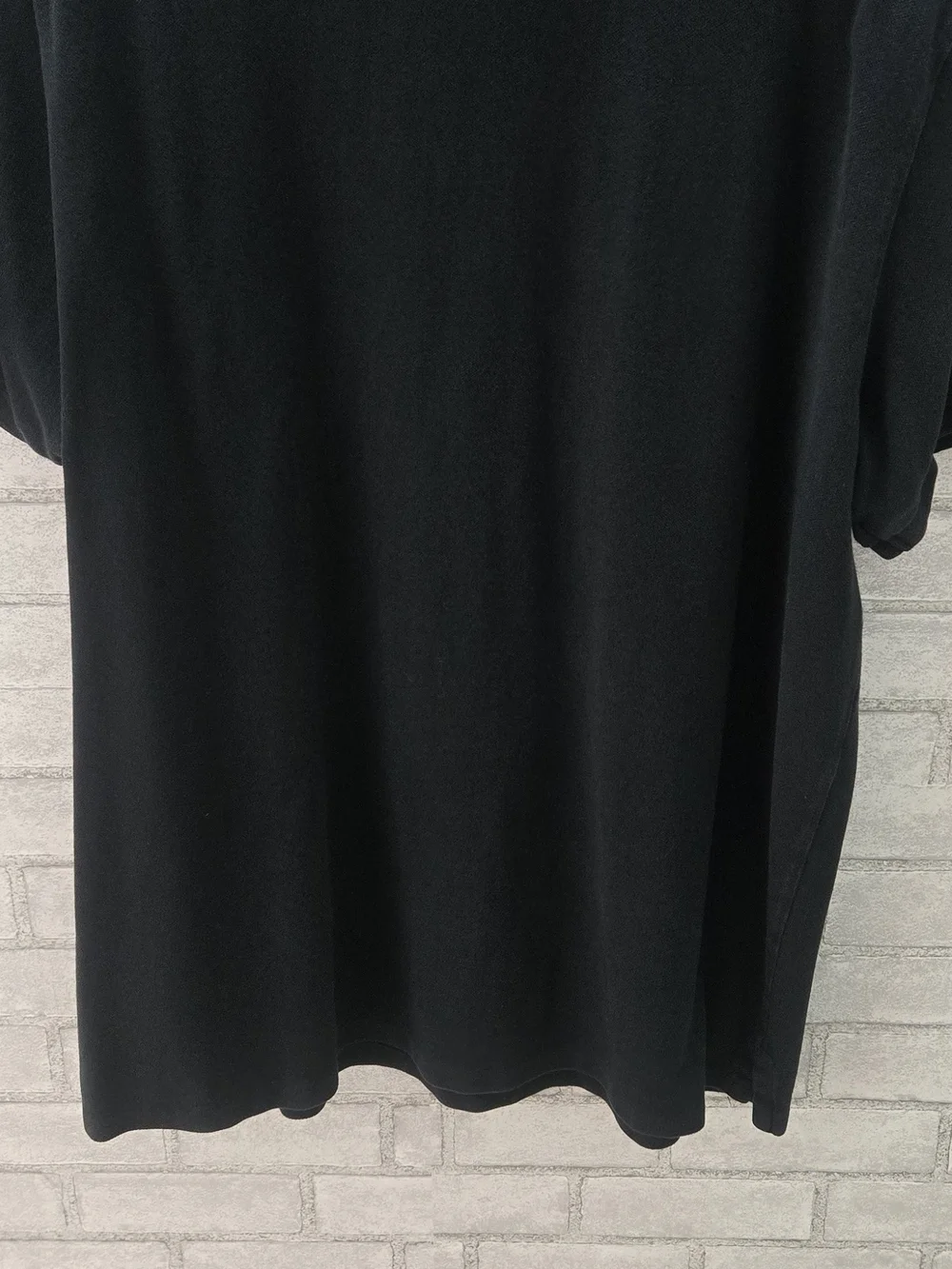 Polo by Ralph Lauren Black Polo with White Diagonal Stripe and Crest